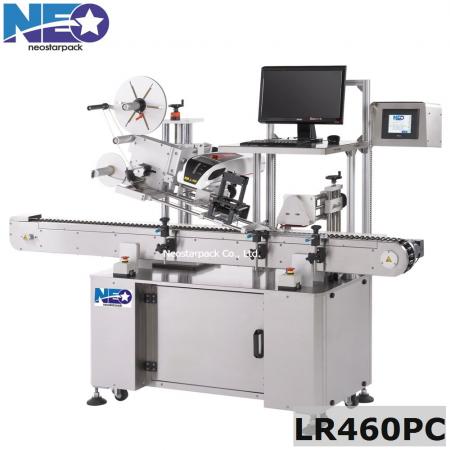 Étiqueteuse horizontale de bouteilles rondes et machine d'impression laser LR460PC